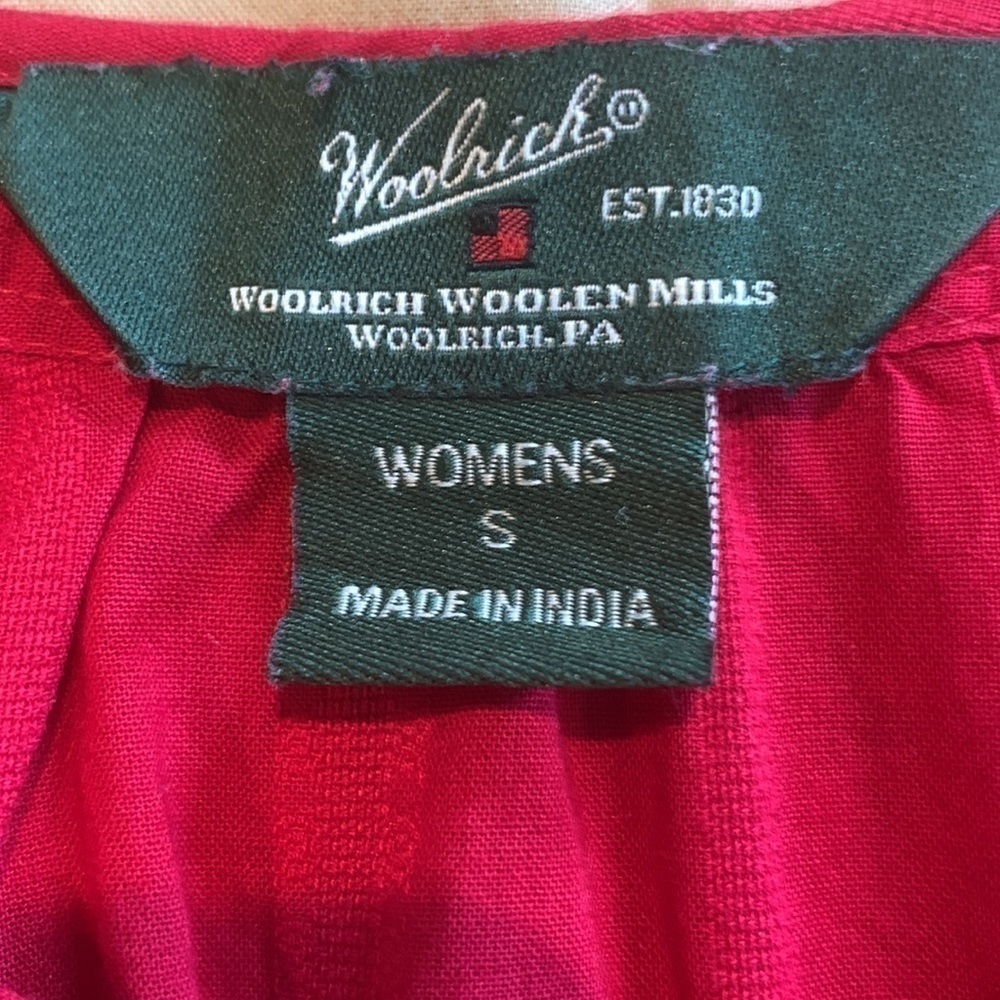 Woolrich Long Sleeve Keyhole Top Size Small - Picture 8 of 13